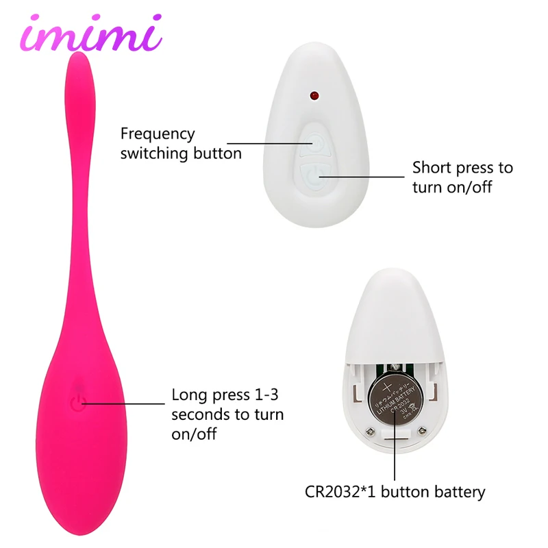 Rechargeable Wireless Remote Control Vibrating Egg Clitoris Stimulator Bullet Egg Vibrator Vaginal Masseger Sex Toys for Woman