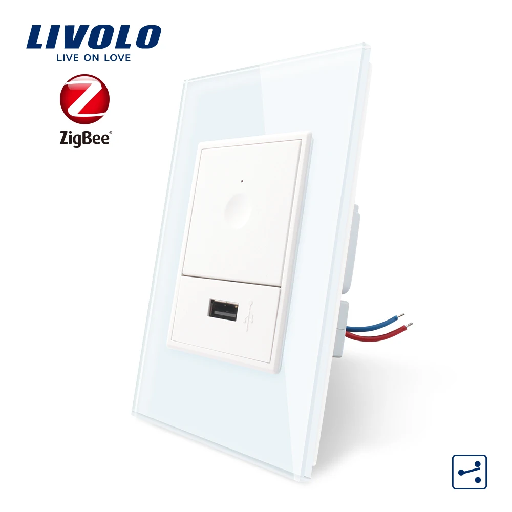 Livolo стандарт США/Австралии серия смарт wifi приложение сенсорный выключатель, 1 банда 2Way Touch, aleax, google home, пластиковый ключ, без логотипа