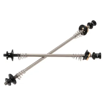 

2Pcs Ultralight Bicycle Skewers Quick Release Titanium Axle QR Skewer
