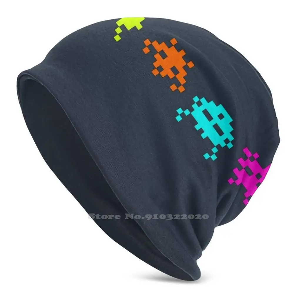 Space Overglassers Pt2 Nuovo Berretto Autunno Inverno Skullies Berretti Retro Video Space Invasers Giochi Arcade Giochi Di Gioco