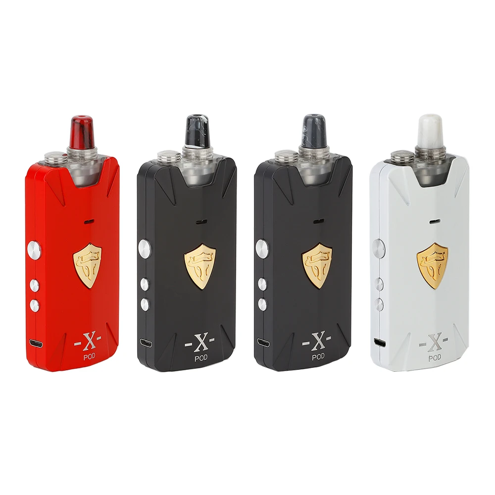 Cena Oryginalny zestaw THC Tauren X system pod 25W e cig mod skrzynka narzędziowa z 1000mAh bateria i 2ml zbiornik e papieros zestaw do e papierosa VS VINCI Kit