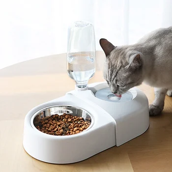 

Automatic Pet Feeder Water Dispenser Cat Dog Drinking Bowl Dogs Feeder Dish Cat Feeding Watering Supplies DropShipping