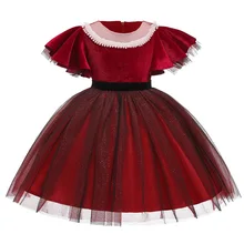 Платье для девочек; Новогоднее платье для девочек-подростков; рождественское платье для девочек; платье для выпускного вечера; платье для торжественных мероприятий; Одежда для девочек; красный костюм для девочек