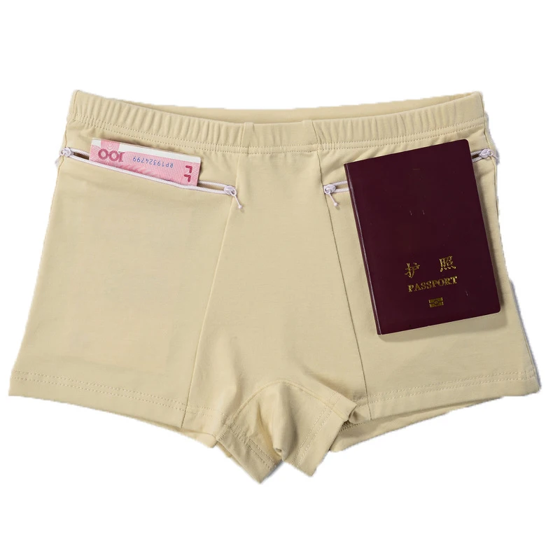 Safety Shorts Women Shorts Underwear Anti-theft with Zipper Pockets