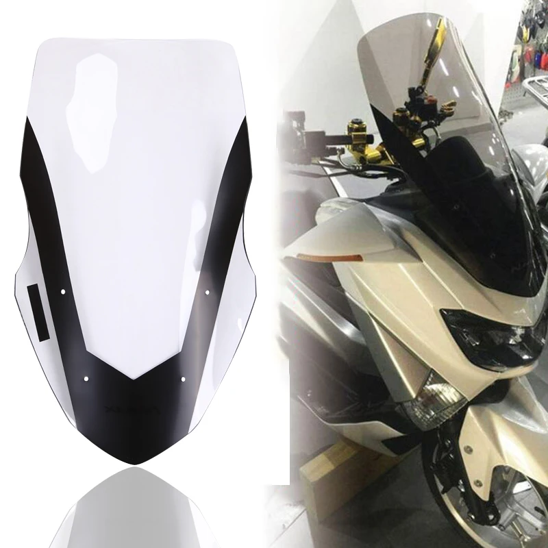 Motorcycle Windsn Windshield Deflector Transparent for Yamaha NMAX155 N-MAX 125 NMAX 155 2016-2018 |