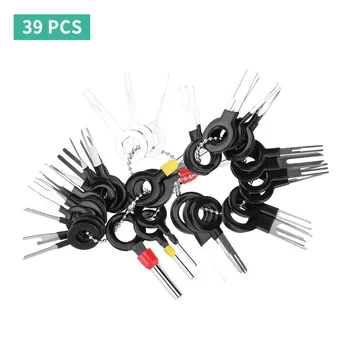 

40^39pcs Car Pin Extractor Terminal Removal Tool Set Electrical Wiring Crimp Connector RemoverHand Tool Kit Dropshipping