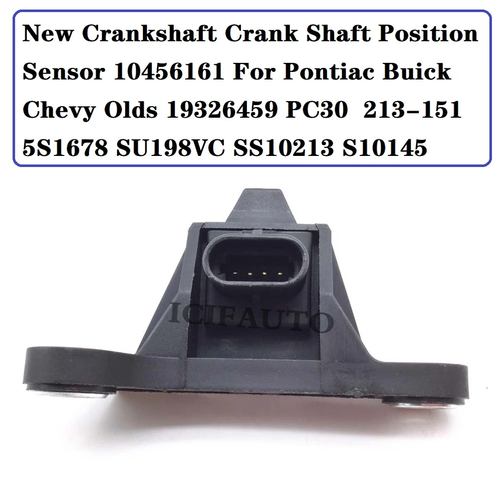 Crankshaft Crank Shaft Position Sensor 10456161 for Pontiac Buick Chevy Olds Car & Truck Parts