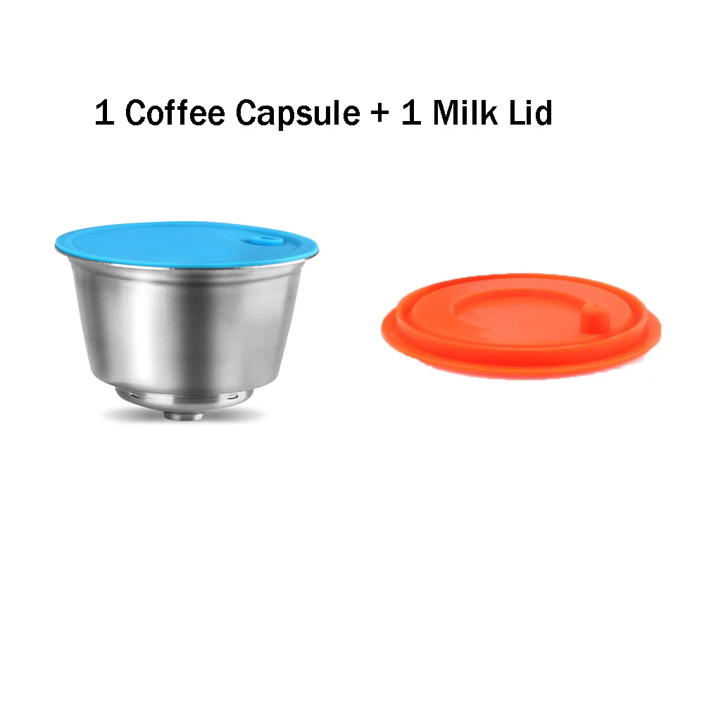 Capsula Caffè Ricaricabile In Acciaio Inox Akozon 40 Ml Per Macchine Gusto (Bianco) - 2