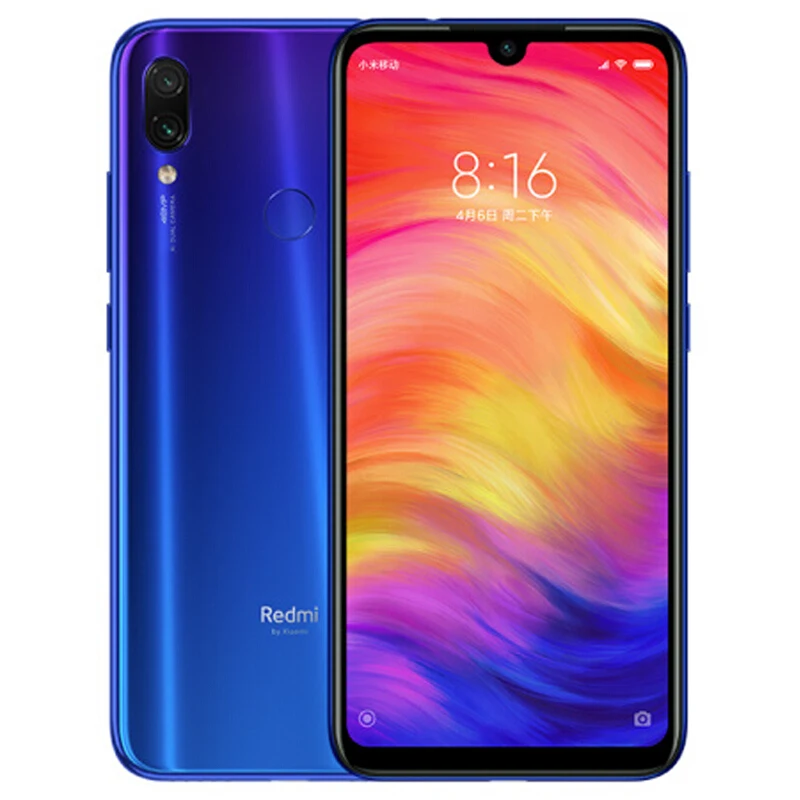 Redmi Note7 Smartphone Android Cellphone 10W Fast Charge 48MP Snapdragon 660AIE 6.3 Inches Face/Fingerprint Recognition 4000mAh
