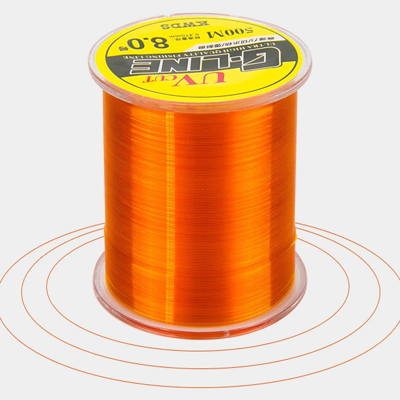 500M Nylon Fishing Line Super Strong Monofilament line fluorocarbon coated Japanese Material Saltwater Carp Fishing leader line 500M Nylon Fishing Line Super Strong Monofilament line fluorocarbon coated Japanese Material Saltwater Carp Fishing leader line