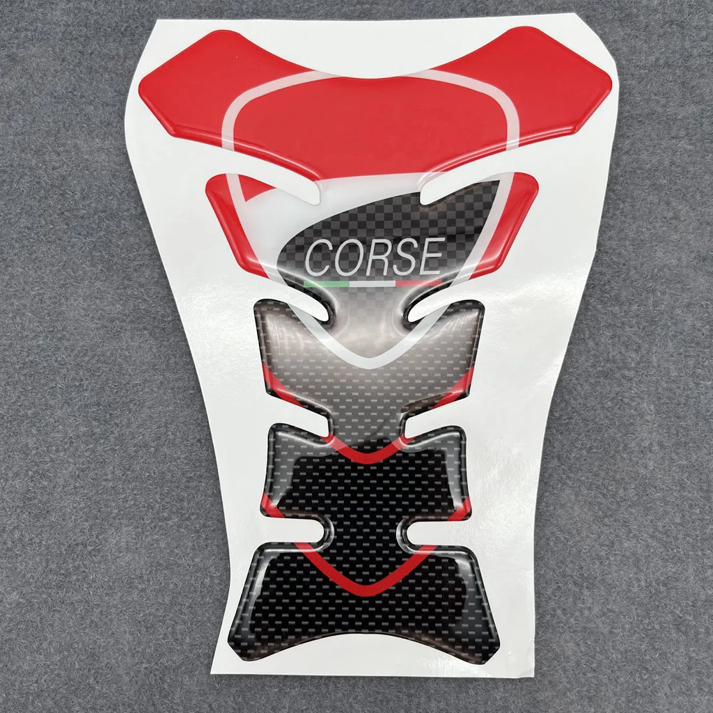 3D RED Motorcycle Gas Fuel Tank Pad Sticker Decals Protector For Ducati Monster 848 899 1199 Diavel 1200 400 Pegatinas | Автомобили и