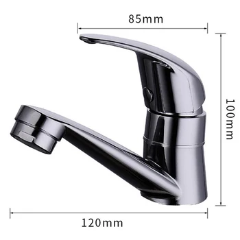 

Bathroom Single Hole Faucet Plastic Handle Lift Type Single Cold Water Faucet Bathtub Sink Faucet Bathroom Accessories