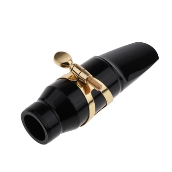 

Alto Sax Plastic Saxophone Mouthpiece Ligature And Cap Reeds Brush Accessory