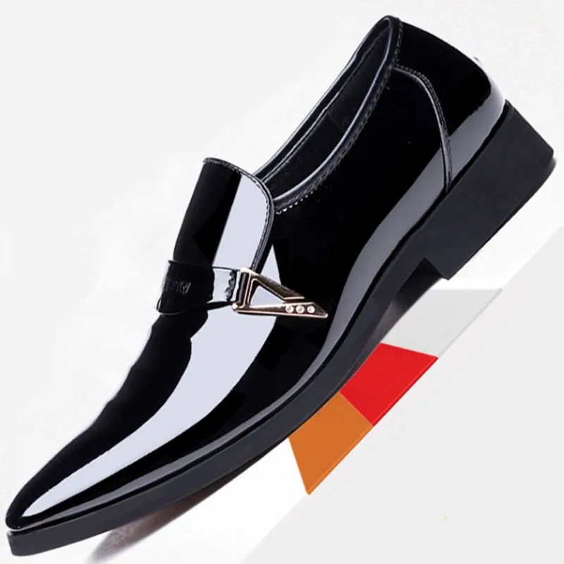 

Brand Men Shoes Casual Leather 2019 Spring Autumn Winter Fashion Men Flats Comfortable Office Men Dress Shoes hjm78