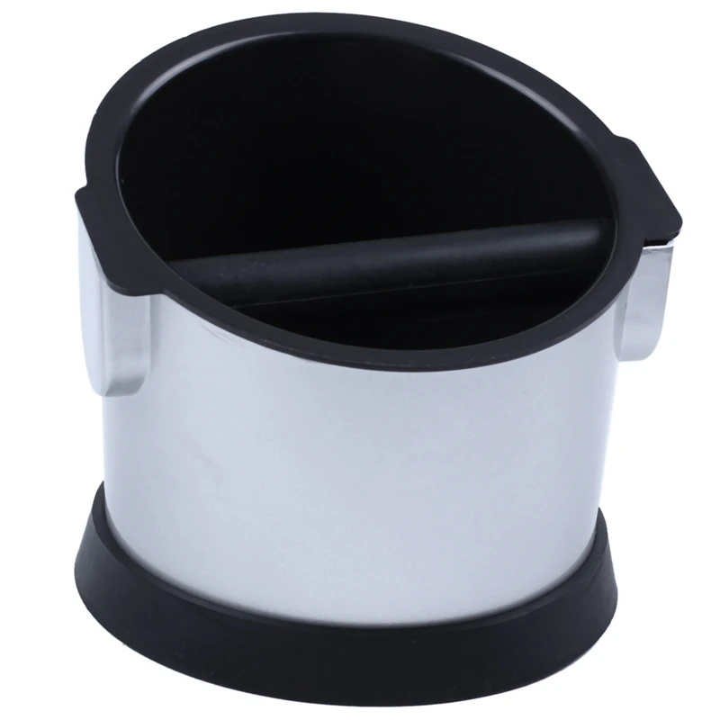 

AFBC Black Liner Coffee Tamper Knock Box Deep Bent Design Coffee Slag Isn'T Splash Manual Coffee Grinder Accessories