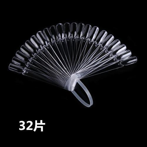 New False Nail Art Polish Gel Tip Practice Card Display Fan Swatch Multiple Pieces Practice Display Tools