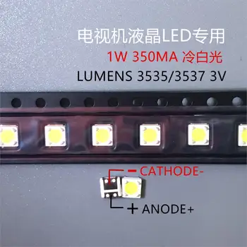 

1000pcs LUMENS LED SMD 3535 3537 1W 3V Cool white LCD Backlight for TV A129CECEBP19C 4JIAO