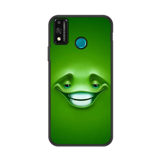 P Smart 2019 2021 Case 3D Funny Face Soft Cover For Huawei P20 P30 P40 Lite P10 Pro Y7 Y6 Prime Y5 2019 Mate 20 Nova 3E Coque X270