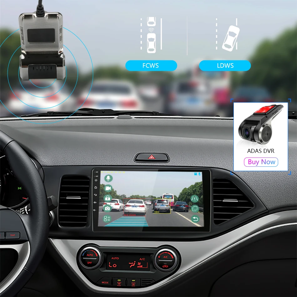 Best Android 8.1 2G+32G 9" 2Din Car Radio Multimedia Video Player For 2011-2015 KIA PICANTO Morning GPS Navigation Head Unit RDS DSP 13
