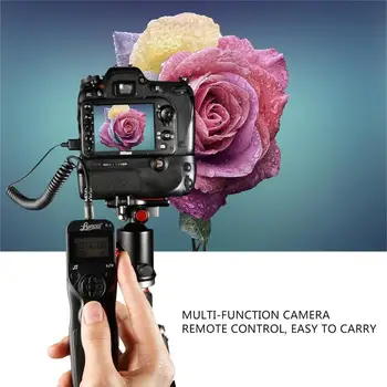 

Digital Timer Remote Control Shutter Release Trigger(Replacement for MC-DC2) for Nikon D90 D5000 D5200 D7100 D4 Camera