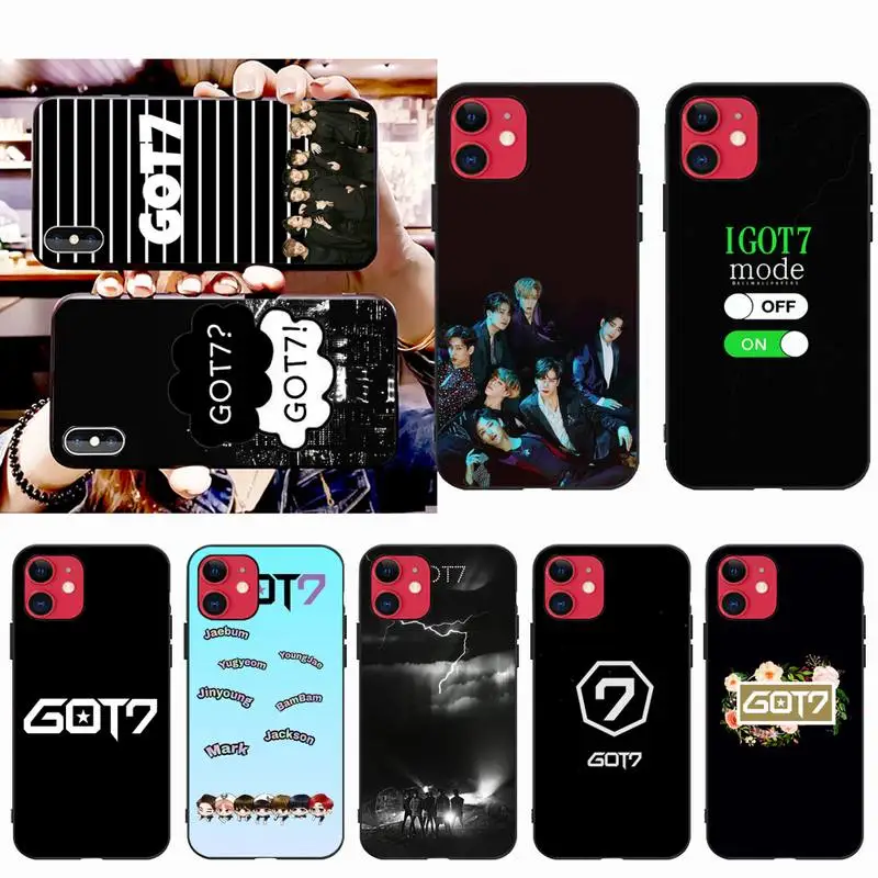 

HPCHCJHM Kpop HIP-HOP GOT7 Jackson Wang Phone Case Cover for iPhone 11 pro XS MAX 8 7 6 6S Plus X 5S SE 2020 XR case