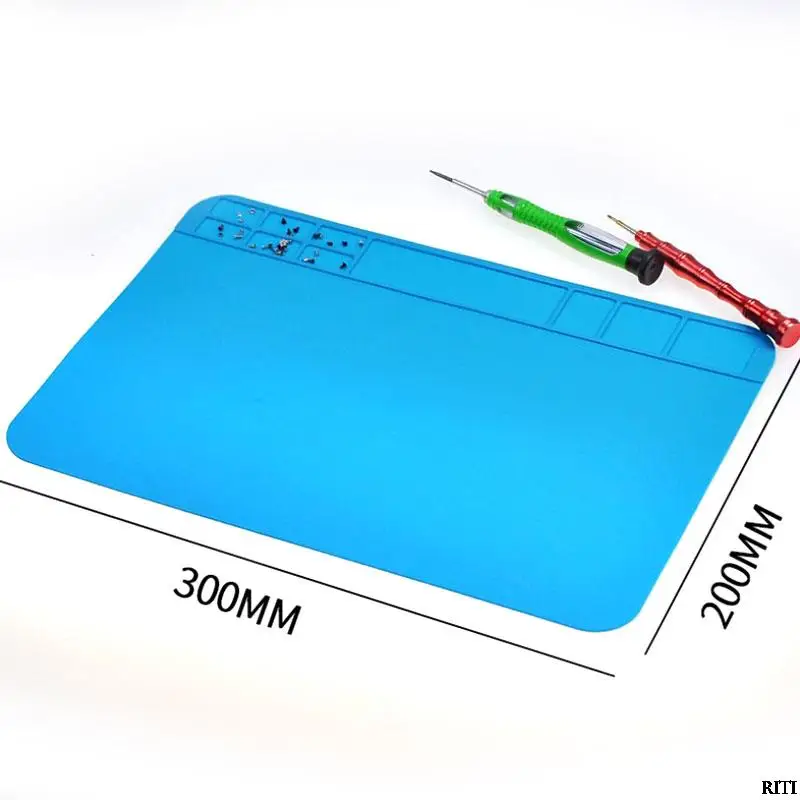 Heat Insulation Soldering Mat Computer Phone Repair Tools Kit Magnetic Working Repair Pad Heatresistant Maintenance Platform phone repair tools tool kit phone repair kit