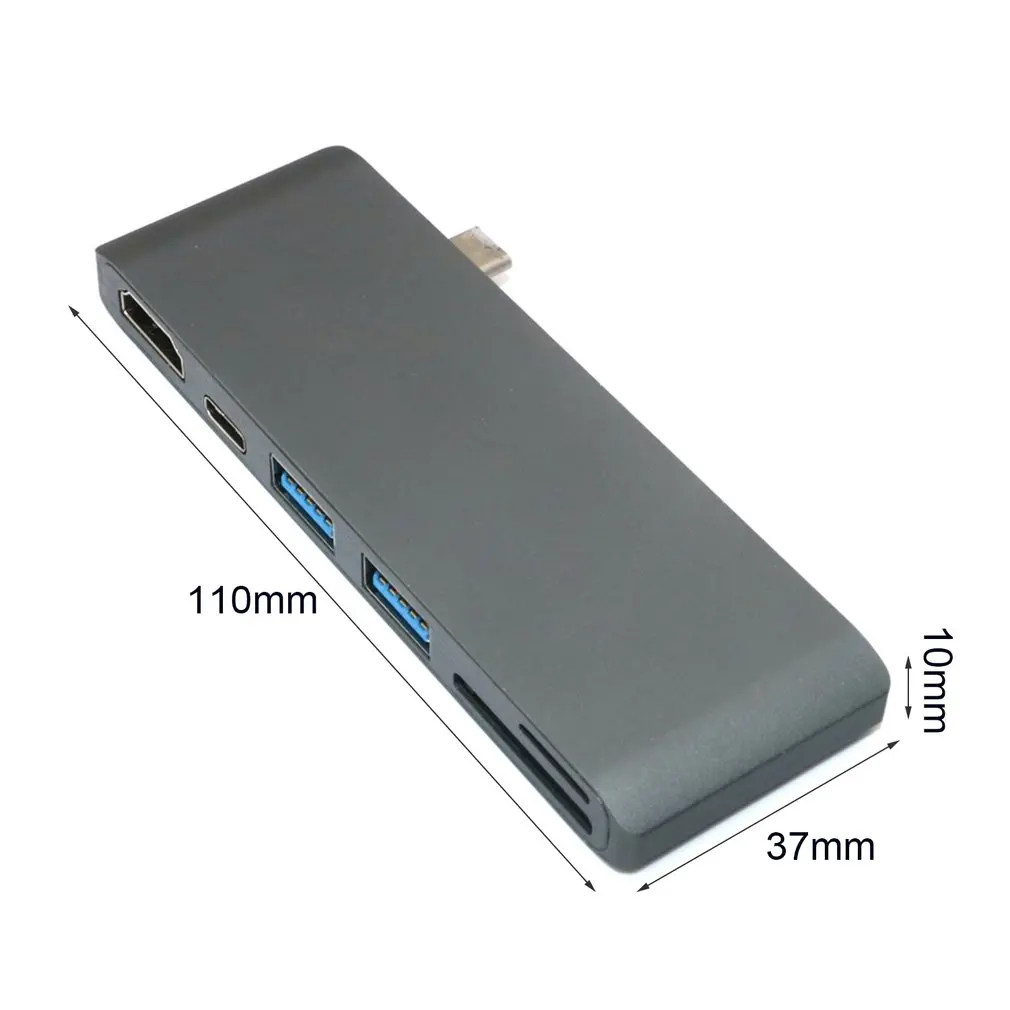 Тип-c USB3.0 концентратор тип-c до 4K* 2K HDMI концентратор-картридер поддержка цифровой карты безопасности зарядка PD адаптер для MacBook Pro