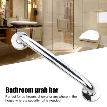 

Stairs Tub Handrail Disability Aid Wall Mount Bathroom Grab Bar Non Slip Elderly Toilet Safety Handle Shower Support Bath