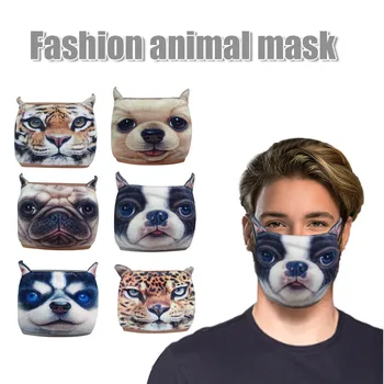 

6pc Adult Prints Masks face with filter Unisex Washable Anti Cotton Dust Mask Anti-ultraviolet NEW Reusable Mascarillas Masque