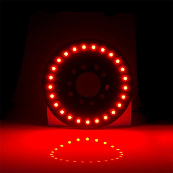 

New Spare Tire Brake Light 25 LEDs Wheel Light Warning Light Auxiliary Light Red Tail Light Compatible for Wrangler