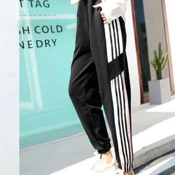 

2019 Fashion Elastic Waist Pants Casual Pants New Style Summer Autumn Streetwear Cool Girl Harajuku Hip Hop Pants