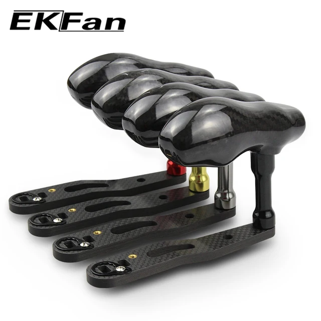 EKFan Fishing Reel Carbon Fiber Double Handles With Aluminum Alloy