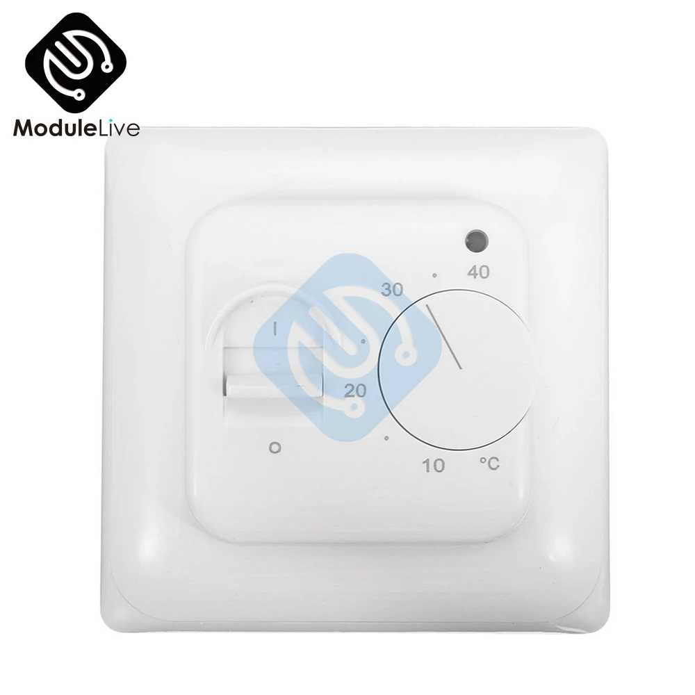 220V 16A Temperature Controller Mechanical Manual Operation Indoor Warm Regulator Thermostat Temp Floor Heating |