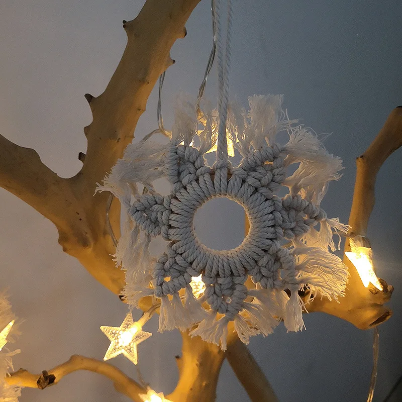 Подставки для макраме в богемном стиле подставки украшения стола хлопковые