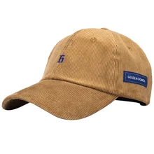 Вельветовая бейсболка Мужская женская шляпа для папы хип-хоп Harajuku брендовая Бейсболка Кепка водителя грузовика Гольф Уличная Повседневная Регулируемая Зимняя кепка