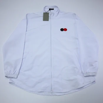 

2020 Best Quality Embroidery Women Men Zip-up Jacket Windbreaker Hiphop Casual Men Unisex Jacket Coat