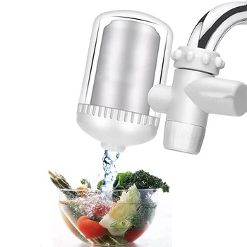 

Tap Water Purifier Kitchen Faucet Washable Ceramic Percolator Mini Water Filter Filtro Rust Bacteria Removal Replacement Filter