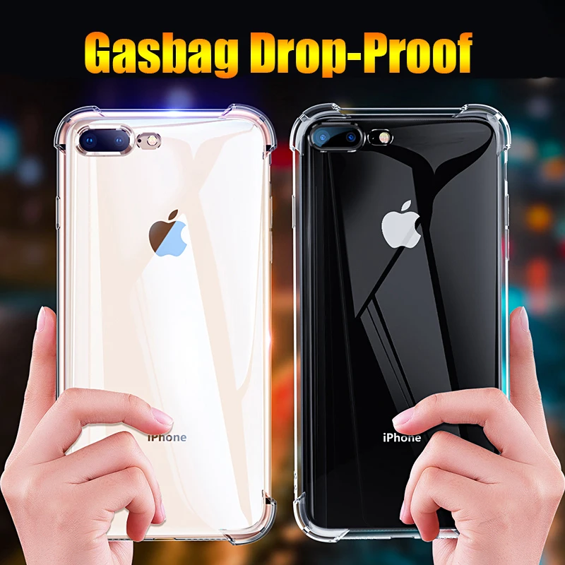Мягкий чехол для iphone 11 Pro Max XR XS MAX 7 8 6 6S Plus SE 5s 5 Прозрачный Силикон ТПУ полный