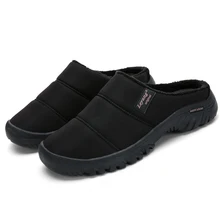 Зимние домашние тапочки; мужские вьетнамки; мужские теплые меховые шлепанцы; Мужская обувь домашние тапки унисекс; тапочки для гостиницы; домашние тапочки; Pantoufle Homme