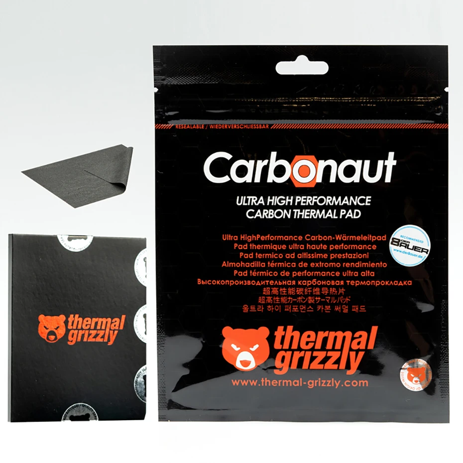 Thermal Grizzly Carbonaut Thermal Pad 62.5W/mk Reusable High Conductivity CPU/GPU Motherboard Heat Silicone Pad thermal pad