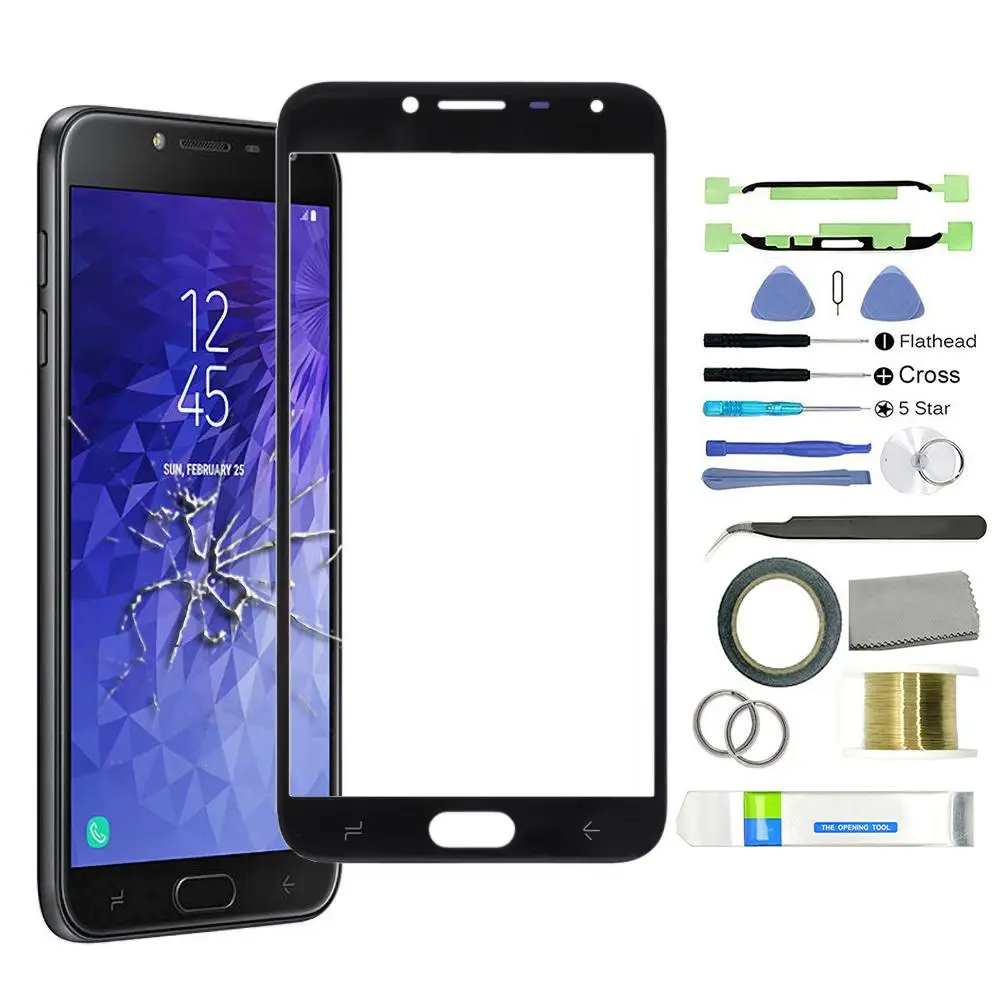 Передняя панель для Samsung Galaxy J4 2018/J530 сенсорный экран дигитайзер стеклянная крышка
