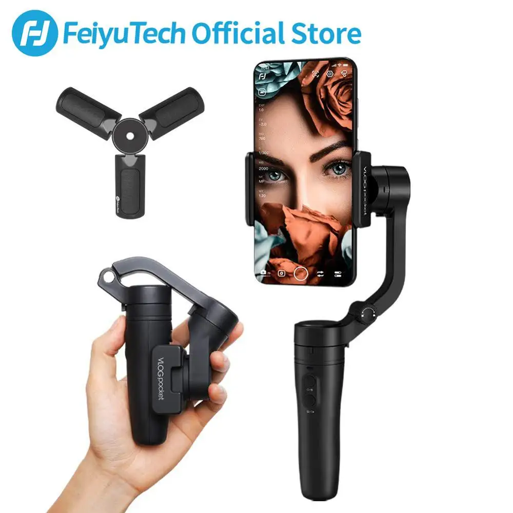 Preise FeiyuTech Vlog Tasche 3 Achse Handheld MINI Telefon Gimbal Smartphone Stabilisator für iPhone X 8 7 Plus, HUAWEI P20 MI Samsung Note9
