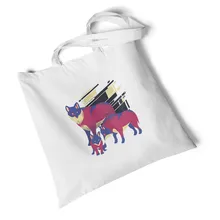 Холщовая Сумка для покупок многоразовая Наплечная Сумка Сумочка тоут сумка забавная животная печать холщевая сумка на плечо сумки дорожные складные сумки