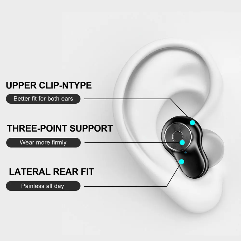 TWS A6 беспроводной Bluetooth мини стерео наушник 5 0 с зарядным устройством для всех