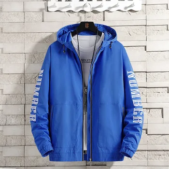 

Plus Fat plus Size Jacket Male Autumn Fat Loose Lian Cap Leisure Top Fat Man Large Size Sports Coat