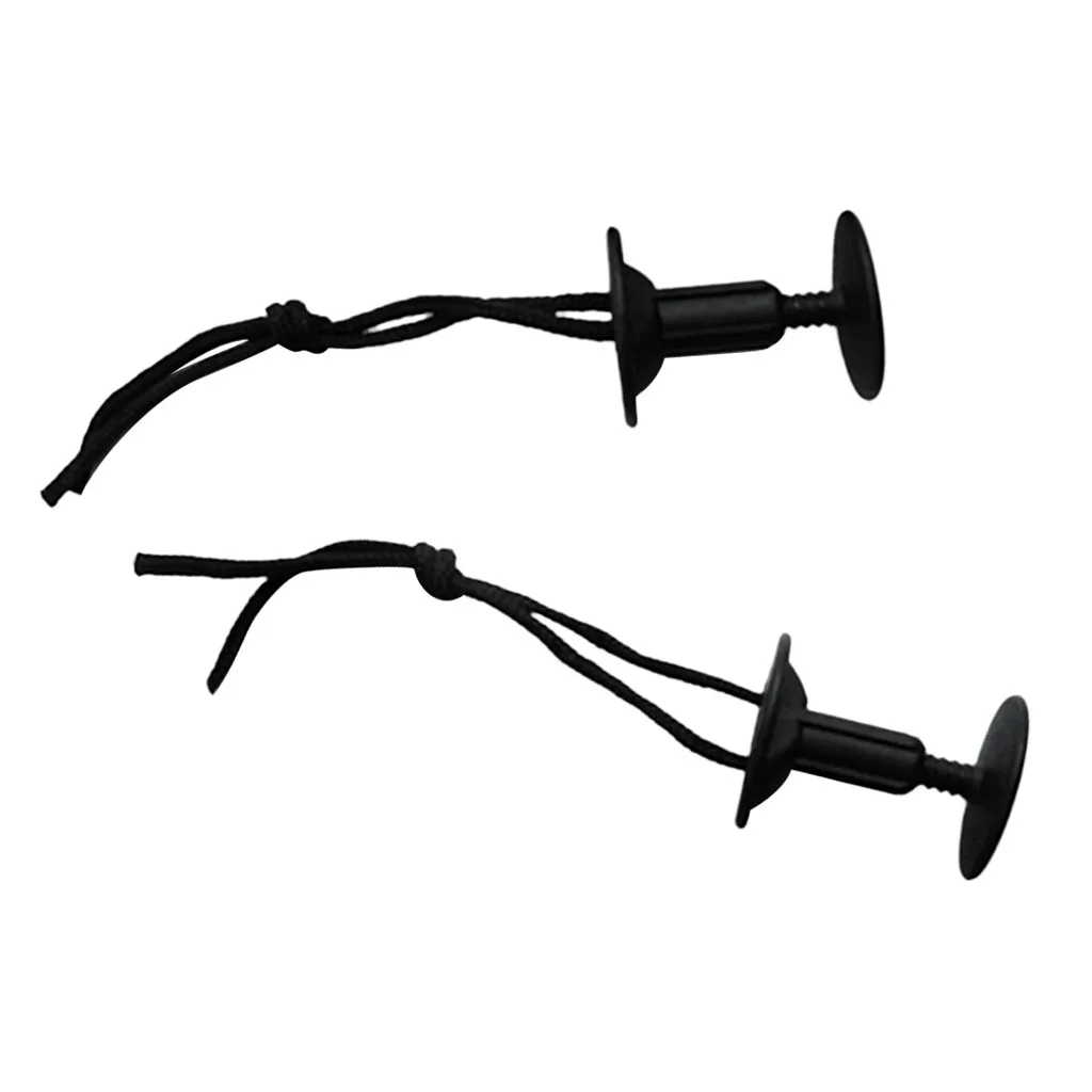 2 pcs Bodyboard Surfboard Leash Plug with Cord String - 50mm Height Cap End
