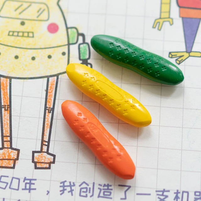 Macaron Peanut Crayons Markers Not Dirty Hand Washable Children Stall Toy  Painting Creative Stationery For Artist