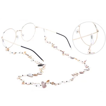 

2020 Fashion Shell Beaded Eyeglass Chains Anti-slip Sunglasses Reading Glasses Chain Eyewears Cord Holder Neck Strap Rope