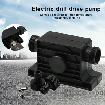

Electric Drill Pump Aquariums Pool Self Priming Transfer Oil Fluid Water Pump Hose Clamps Connectors Set Water Pump