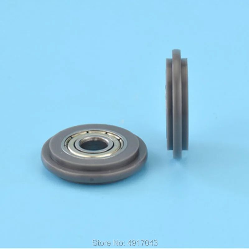 10 шт. 696 подшипник с пластиковым покрытием дверной и оконный ролик с ролик плеча наружный cam sub groove трек направляющее колесо 6*24*5 мм